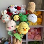 Hoa len đầu thú - Tiệm len con vịt